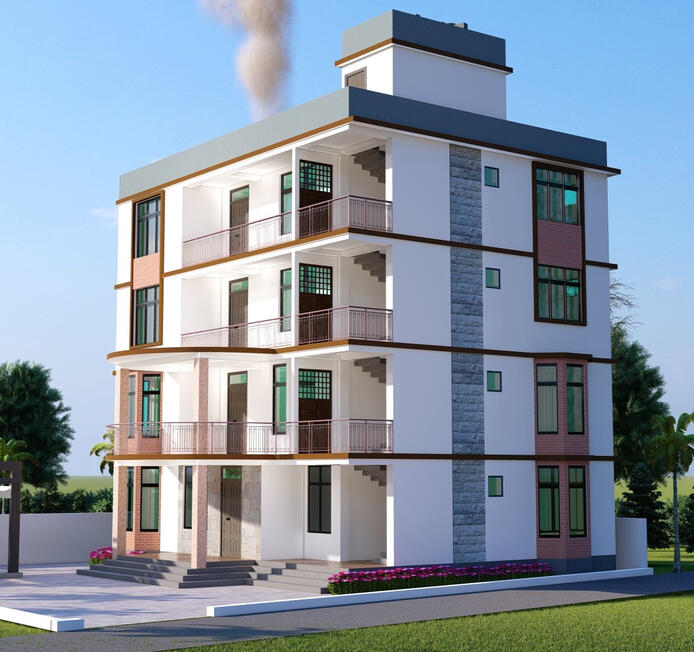 G+3 Apartment Building